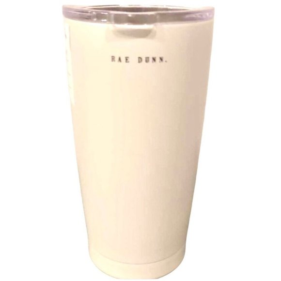 RAE DUNN Santa’s Elf Legs Tumbler Black Ivory Cup Lid 17oz Insulated Stainless N - Picture 3 of 8